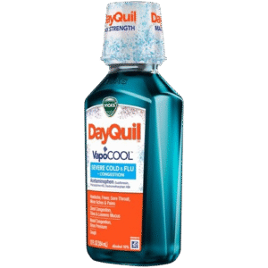 Vicks DayQuil Complete + VapoCOOL Cold & Flu Liquid 354 mL in Pakistan