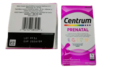 Centrum Prenatal 100’ct tablets Complete Multivitamins Imported CANADA