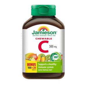 Jamieson chewable C 500mg 120’ct Imported CANADA In Pakistan