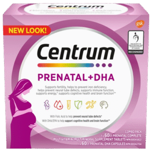 Centrum prenatal + DHA 60’ct Imported Canada
