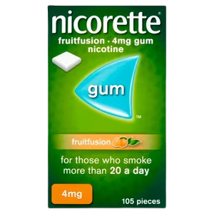 Nicorette Fruitfusion 4mg 105’ct in pakistan