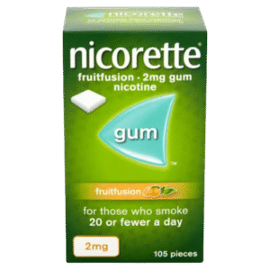 Nicorette Fruitfusion 2mg 105’ct in pakistan