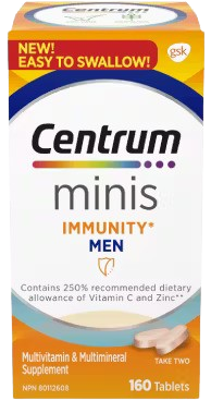Centrum Minis Men 160’ct CANADA
