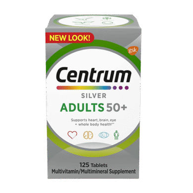 Centrum silver adults 50+ 125’ct Multivitamins