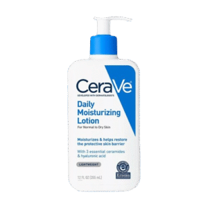 Cerave Daily Moisturizing Lotion 355ml Daily Moisturizing Lotion Face Moisturizer, and Hand Cream with Hyaluronic Acid and 3 Ceramides (Normal to Dry Skin)