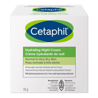 Cetaphil Hydrating Night Cream 48g made in canada