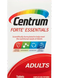 Centrum Forte Essentials 90’s canada