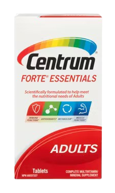 Centrum Forte Essentials 90’s canada