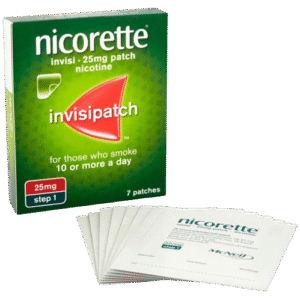Nicorette Invisipatch 25mg UK Imported