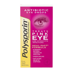 Polysporin Pink Eye & Ear Drops 15ml Imported