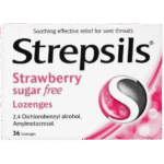 Strepsils Strawberry Sugar Free Lozenges 36’ct Imported UK In Pakistan